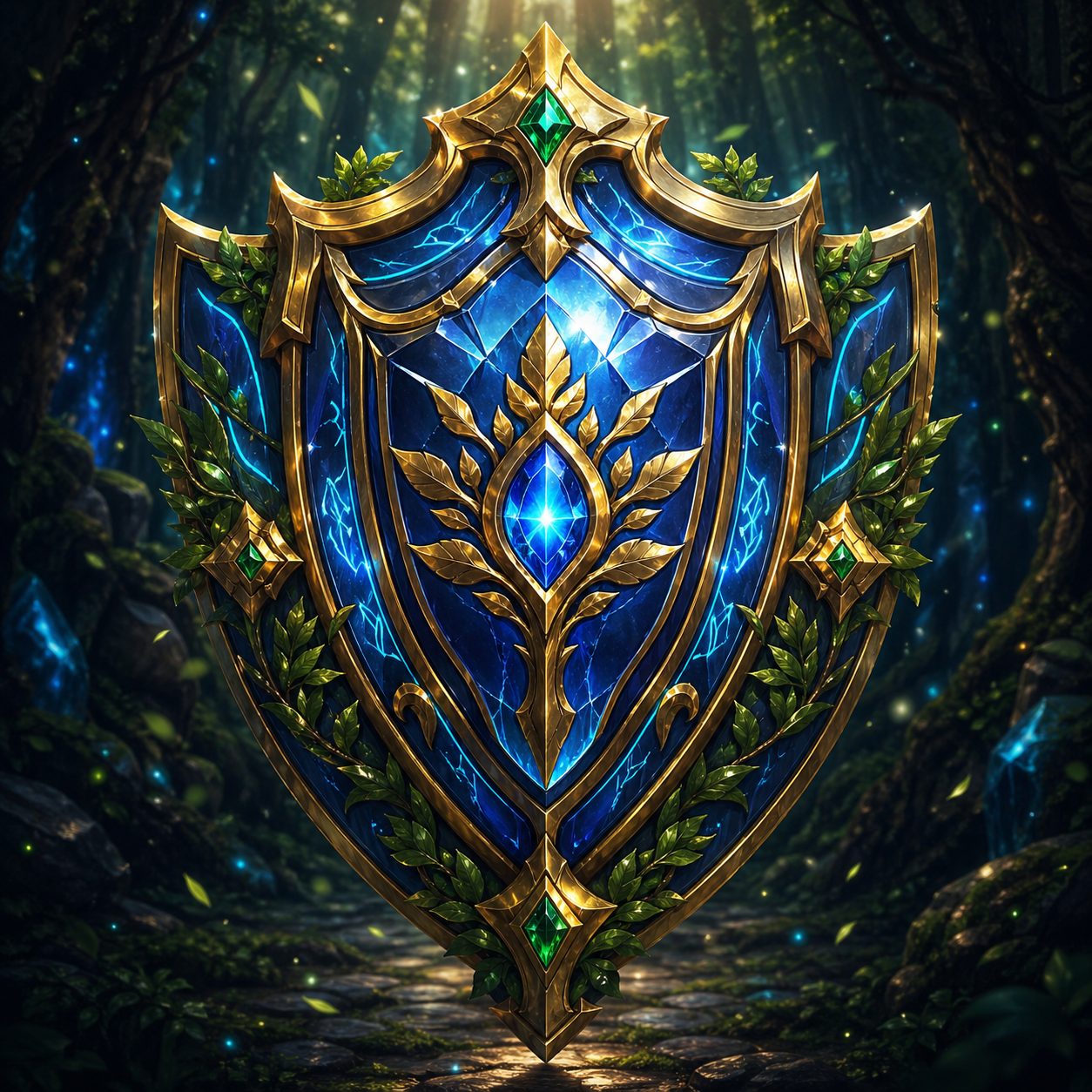 Escudo lendário NFT do Forest Pixel